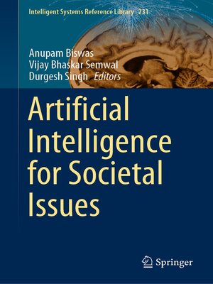 cover image of Artificial Intelligence for Societal Issues
